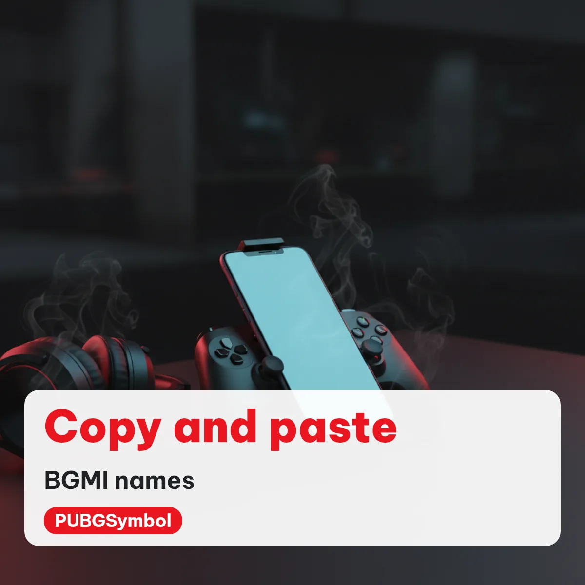 Copy a stylish BGMI name with its character count